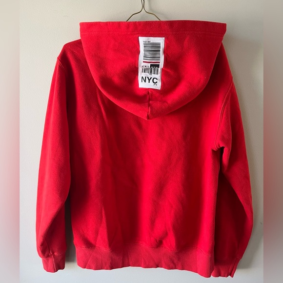 Aritzia TNA 1997 Logo Airport Graphic Hoodie-Red-XS-streetwear-loungewear-grunge - Picture 2 of 7